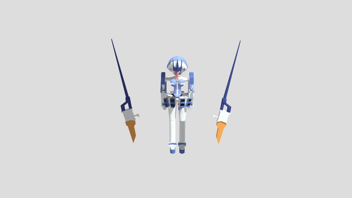 Delphinium (Darling in the FRANXX) 3D Model