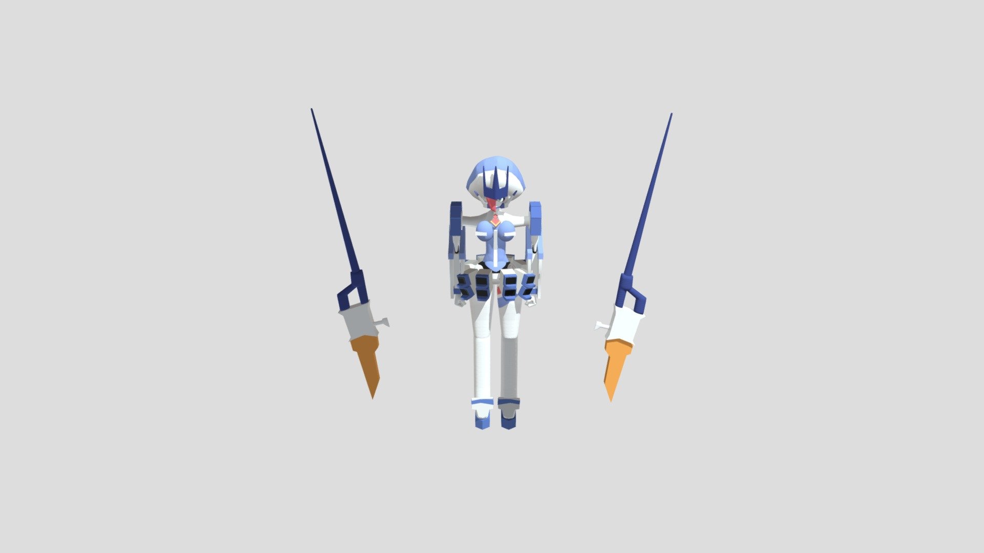 Delphinium (Darling in the FRANXX) - Download Free 3D model by ...