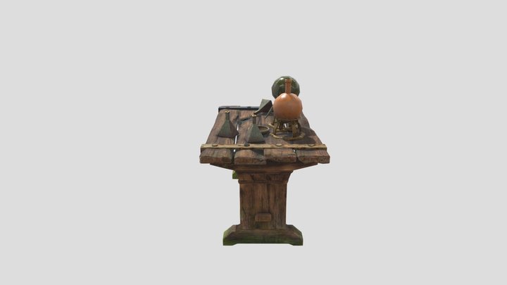 Alchemy Table 3D Model