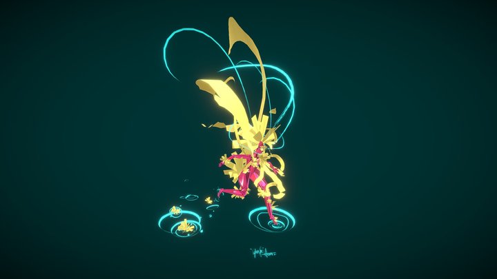 Cyber Fae Dip 3D Model
