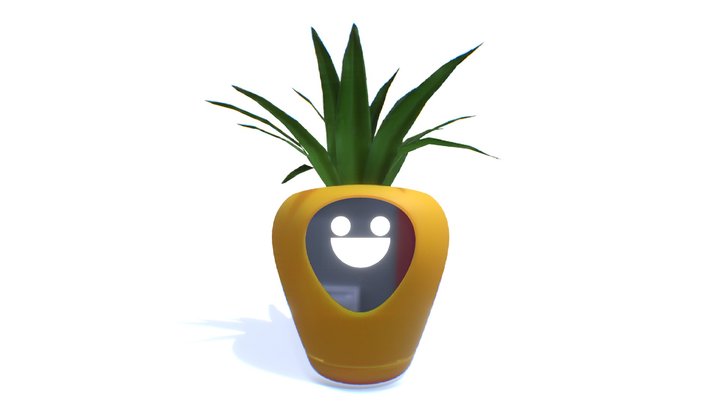 Lua, the sweetest smart planter 3D Model