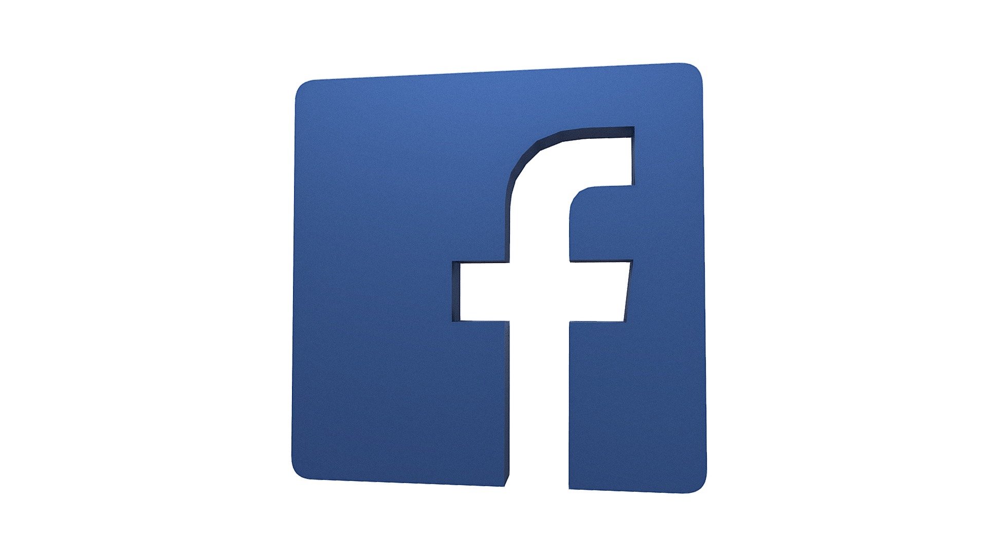 Facebook Logo Download Free 3d Model By Anthony Yanez Paulyanez fe