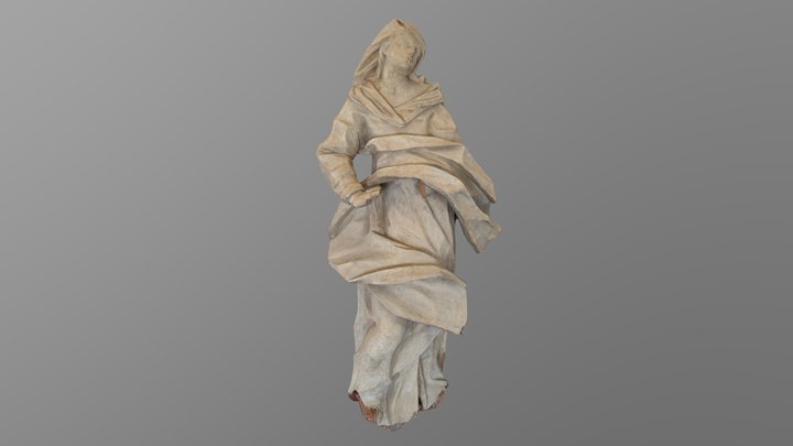 Sculpture of the Mother of God 3D Model