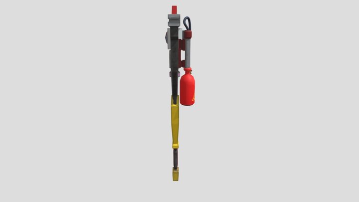 Wrench Weapon Futuristic 3D Model