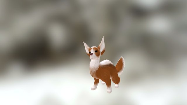 Foxferret Idle 3D Model