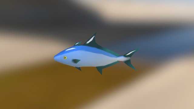 Fish animated 3D Model