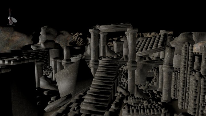 The Outskirts - Slendytubbies 3 3D Model