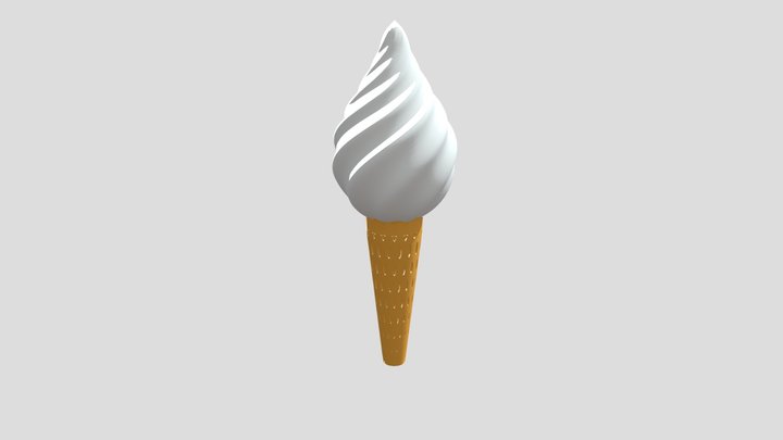 ソフトクリーム 3D Model