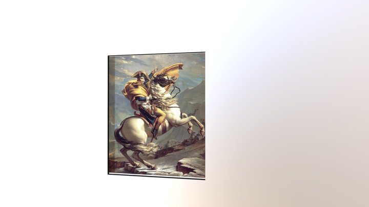Napoleon Bonaparte painting 3D Model