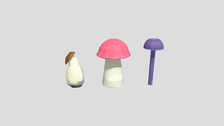 Mushrooms_EthanArmstrong 3D Model