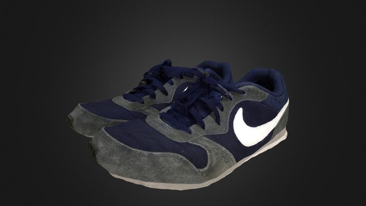 Nike running shoes 3D Model