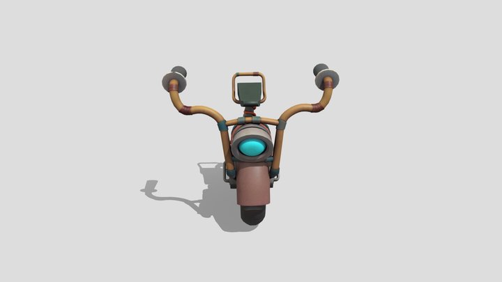Stylized_motorcycle 3D Model