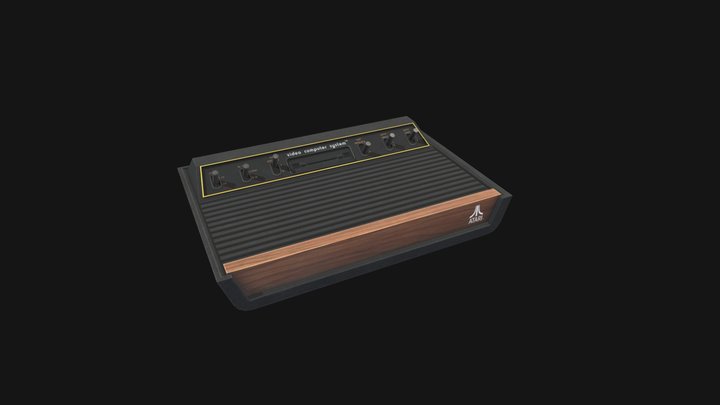 ATARI2600 Console 3D Model