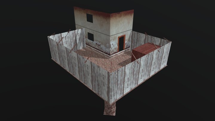 Back Yard Old Nightmare 3D Model