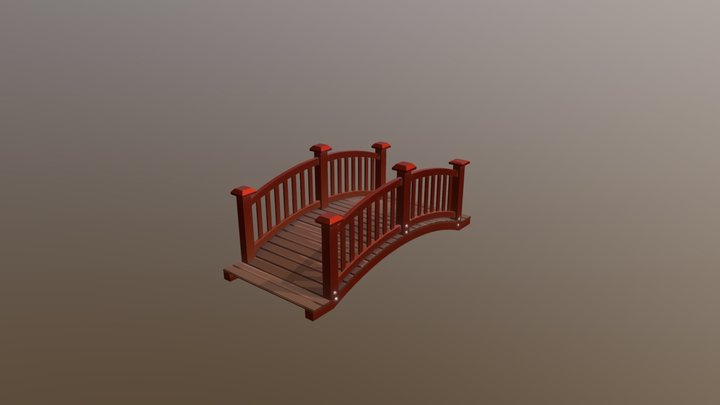 Garden Bridge 3D Model