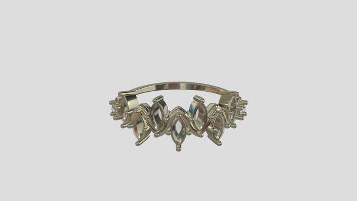 ATRG015 goldring wedding engagement luxury – Free 3D Model STL