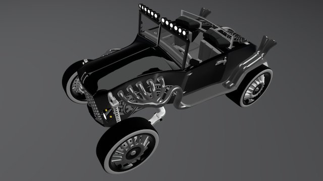 Hot Rod 304 3D Model