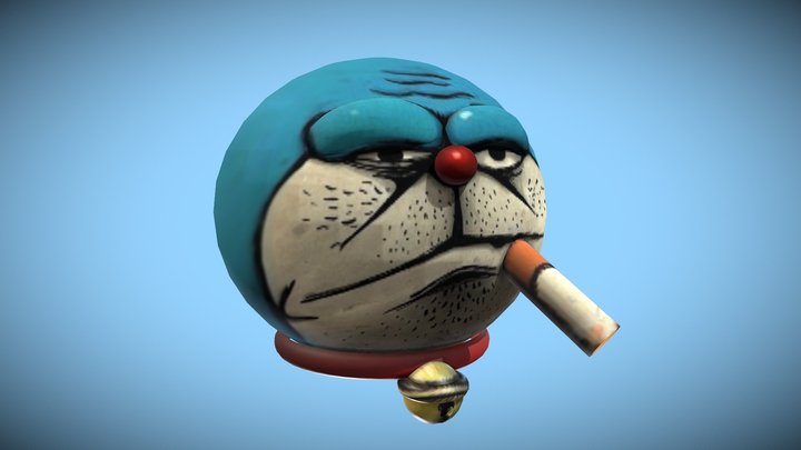 Doraemon Darkside 3D Model