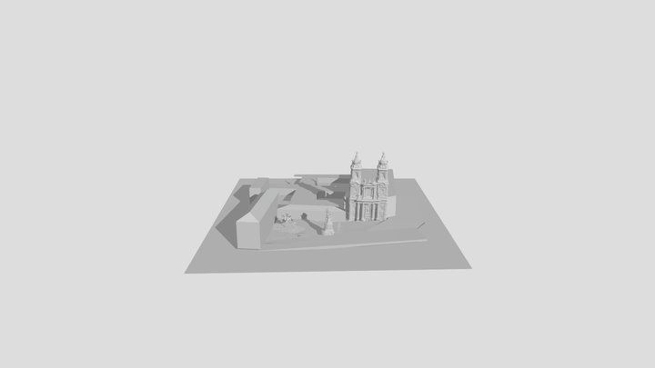 San Francisco de Asís. Santiago de Compostela 3D Model