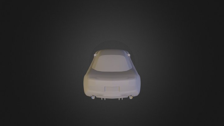 Low Poly Car 3D Model