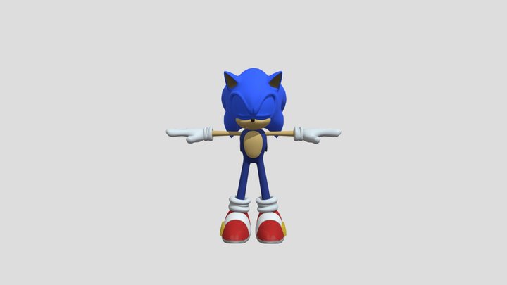 Sonic Frontiers - Sonic 3D Model