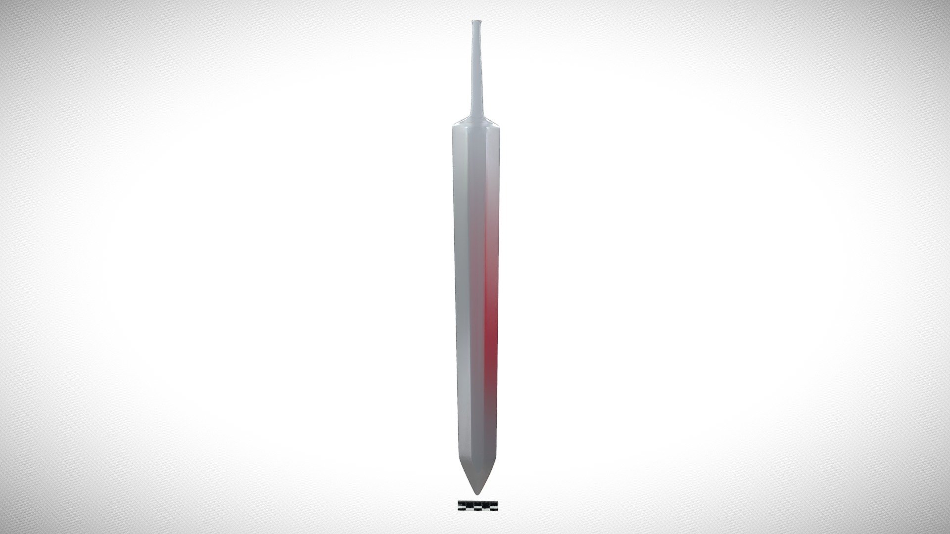 A sword blade from Vimose (cat. no. A762.3) — Sketchfab embed 3D viewer
