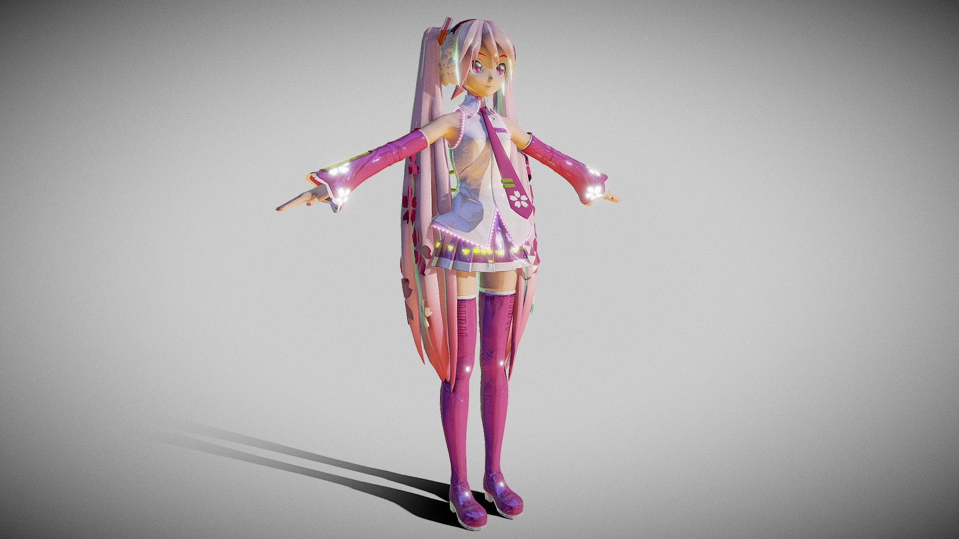 Sakura (Project DIVA Arcade Future Tone) - Download Free 3D