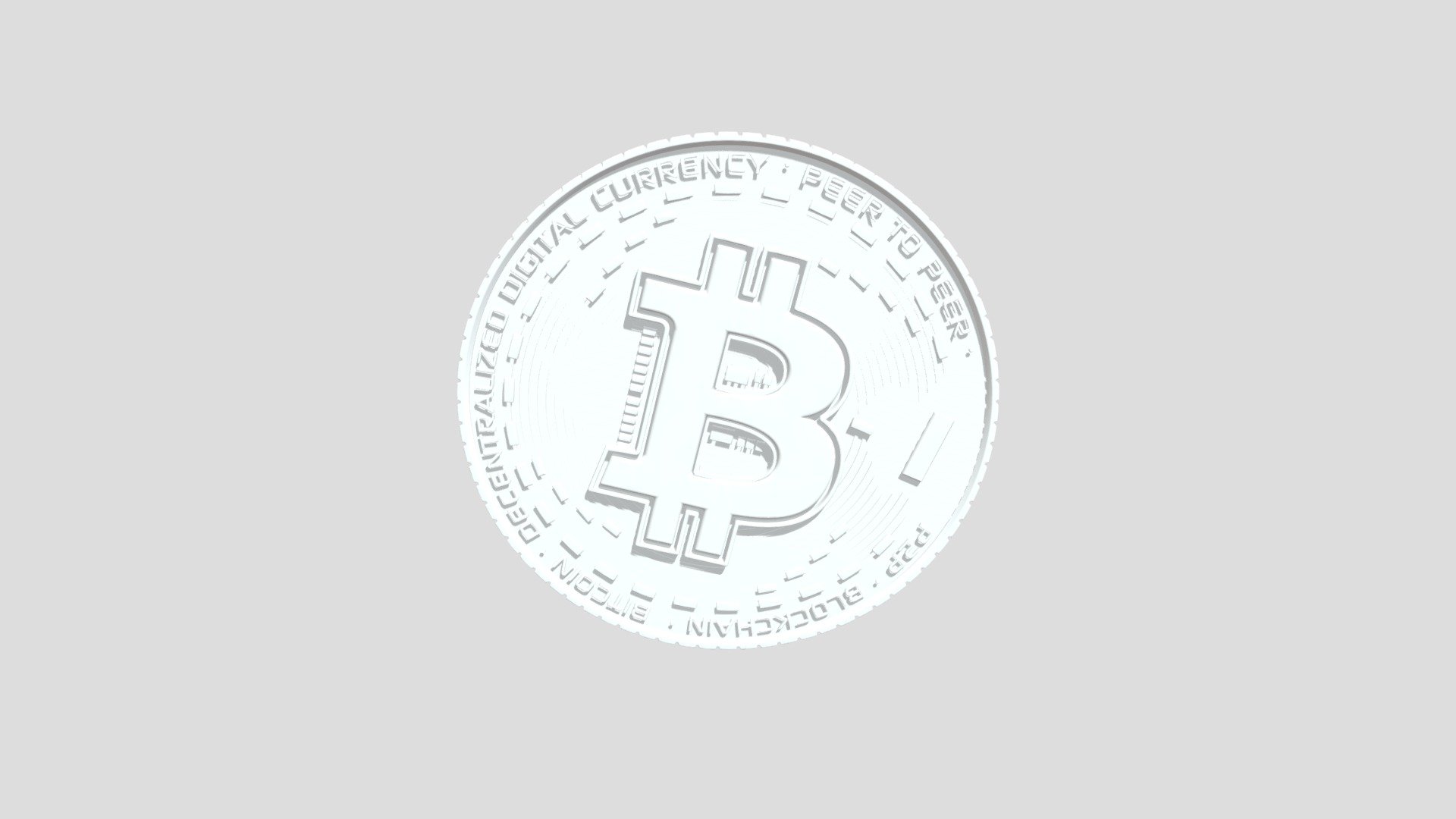 Jeremy George Lake Charles Bitcoin Metal Coin