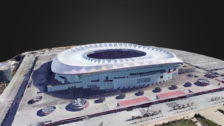 Wanda Metropolitano Stadium – Modèle 3D gratuit STL