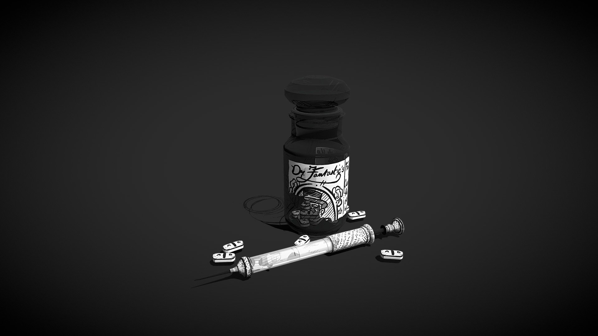 3D Inktober 2019 Day29: Injured