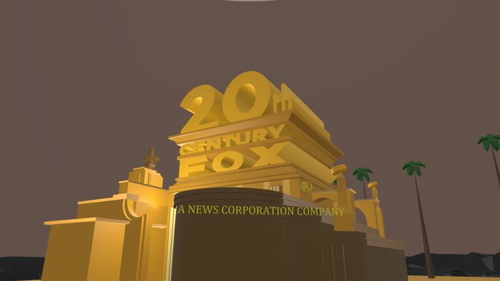 Copy of 20th century fox 3d model