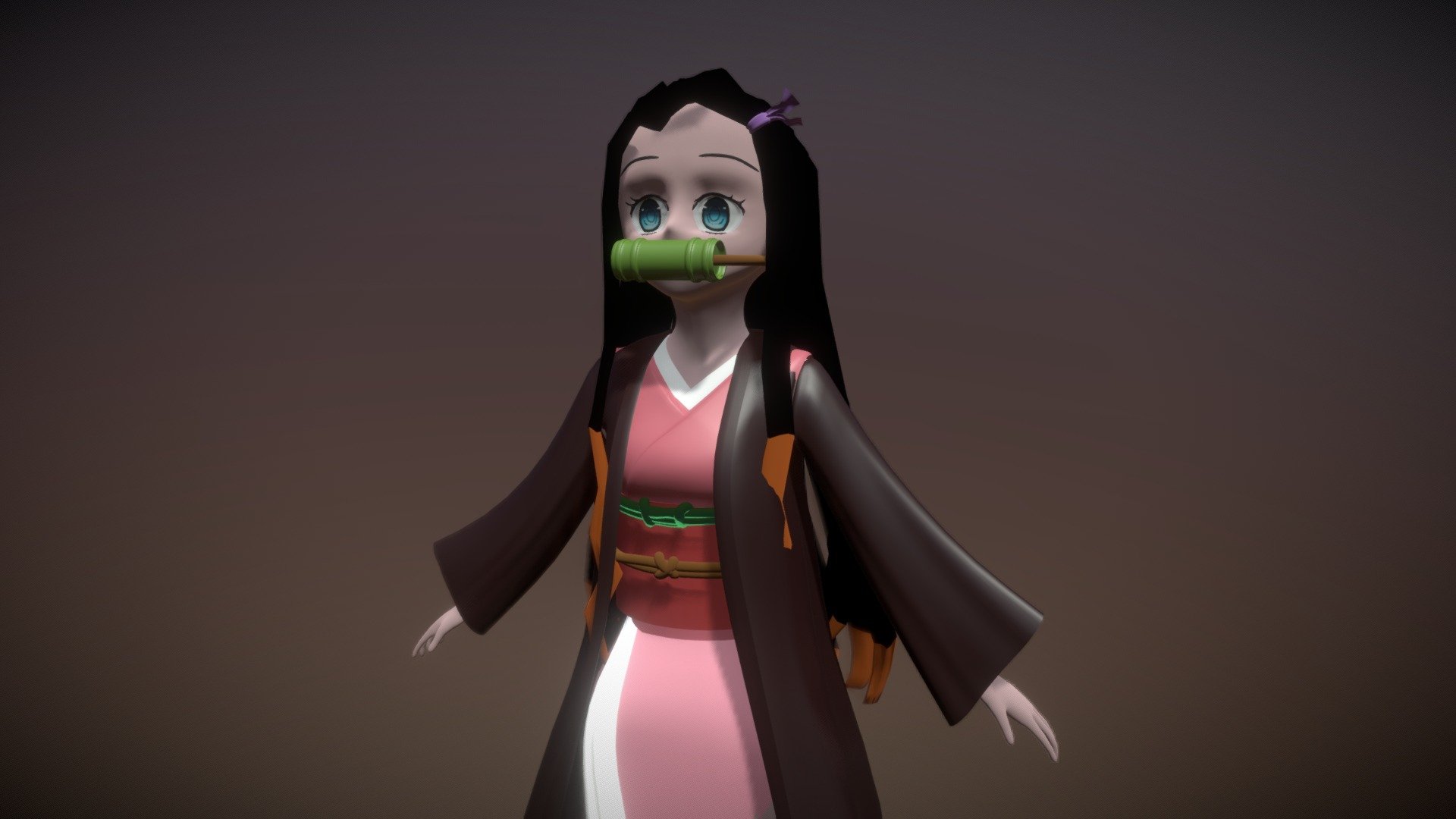 Nezuko Demon Slayer Download Free 3d Model By Snow Aikox [6183e14] Sketchfab