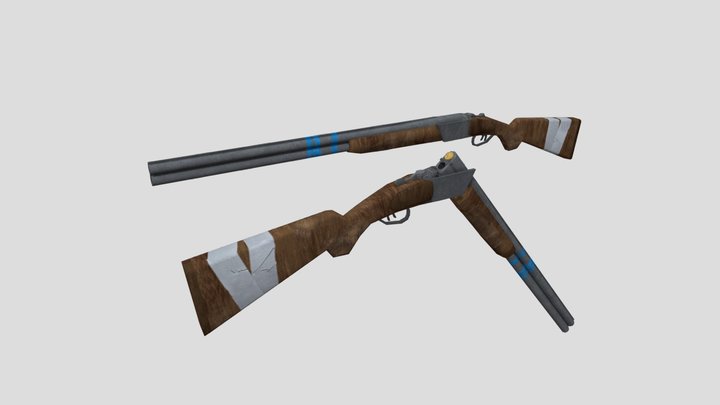 PSX Shotgun 3D Model