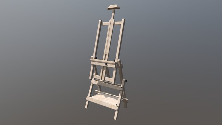 Lobo Easel 3D Model