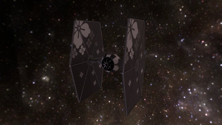 Tie Fighter (The Nimble Flower ) 3D Model