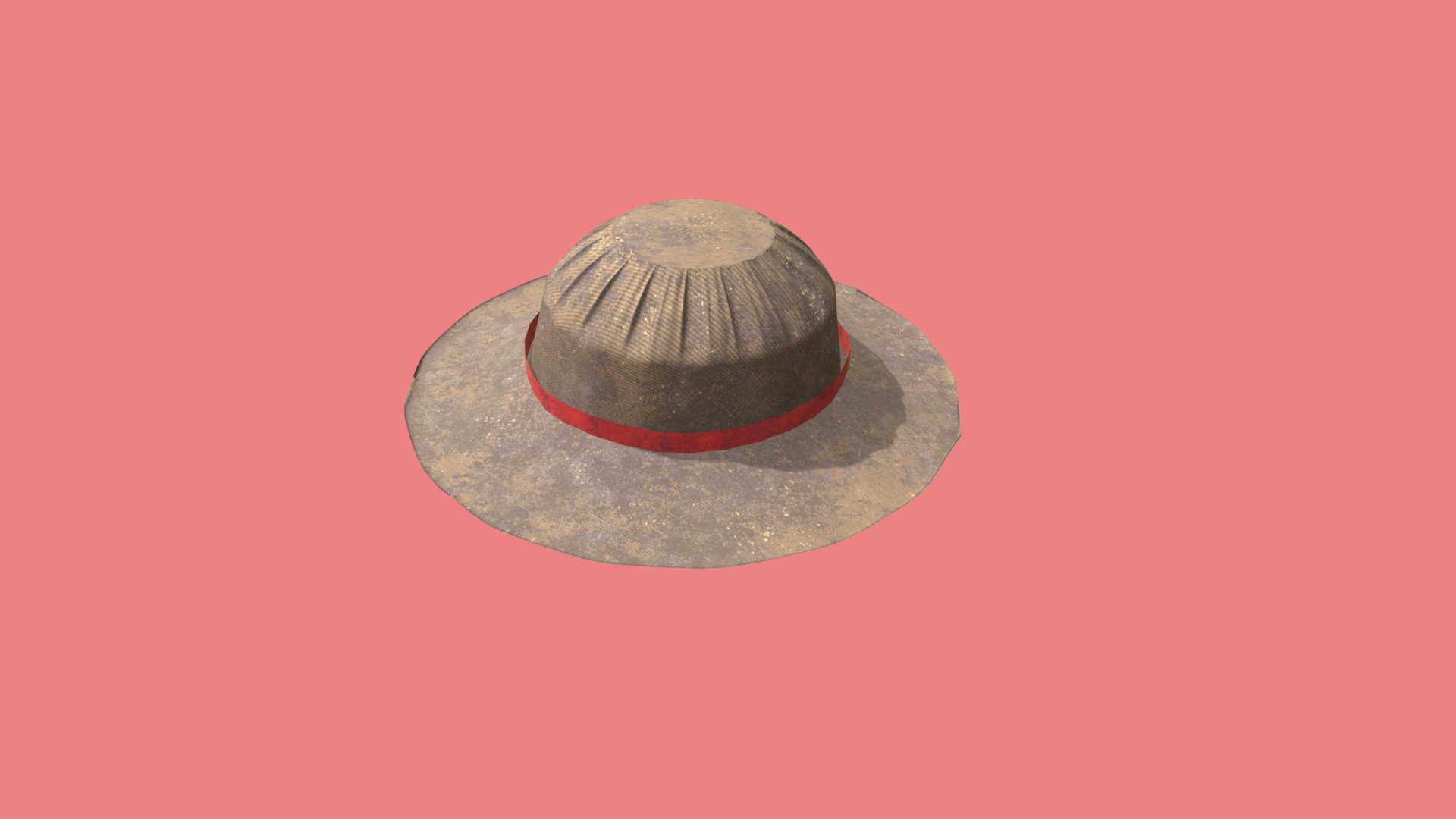 Luffy's straw hat (Realistic) - Download Free 3D model by Faceless ...