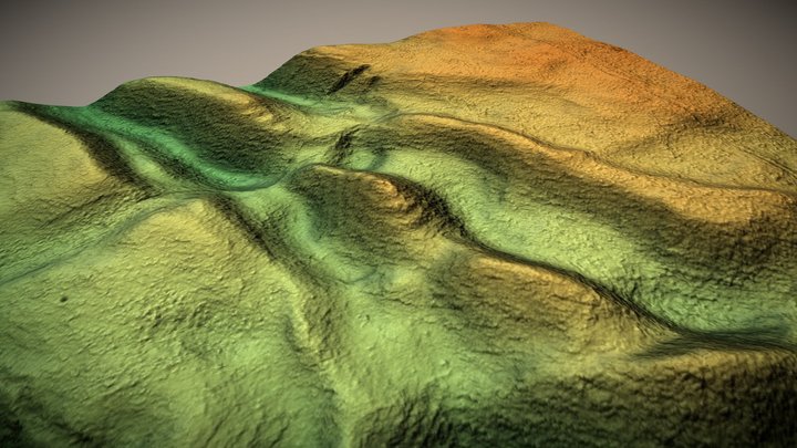 Ūdriškių piliakalnis (Lithuania) – Gratis 3D-model STL