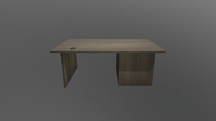 Office Desk 3D Model