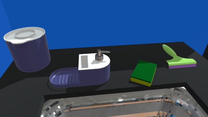 Kitchen Set 3D Model