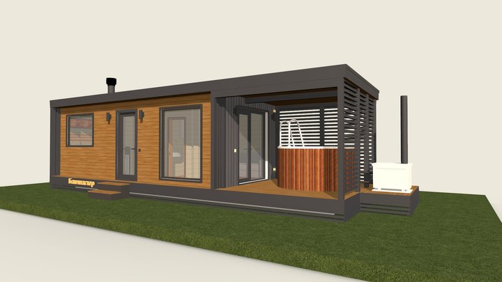 Spa-complex 3D Model