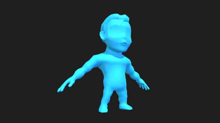 Willy Boy Basemesh 3D Model