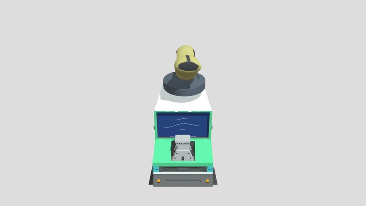 Ice Cream Truck The Simpsons 3D Model