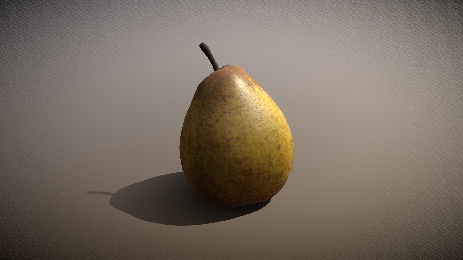 Lowpoly pear
