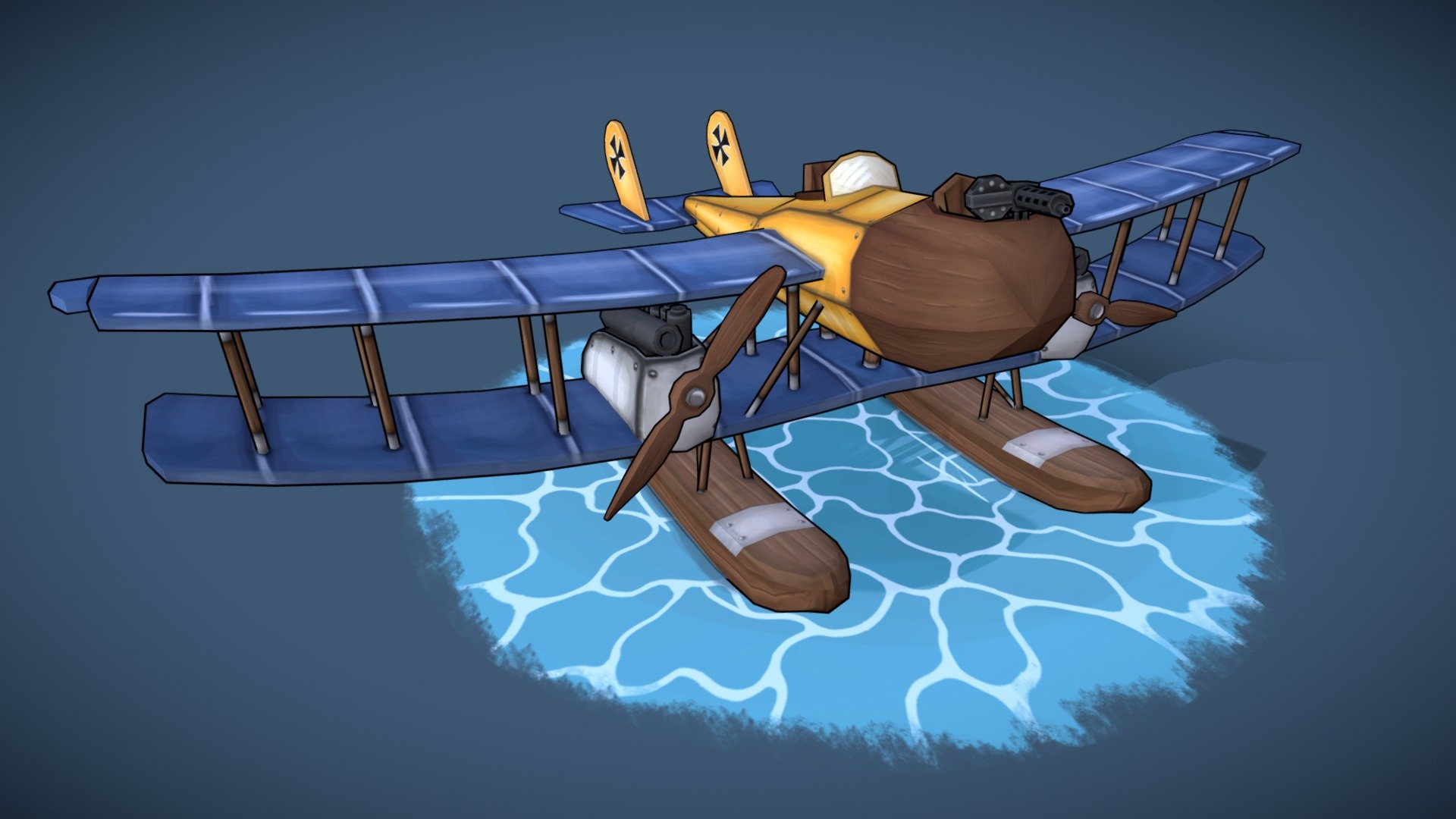 Stylized Gotha UWD plane