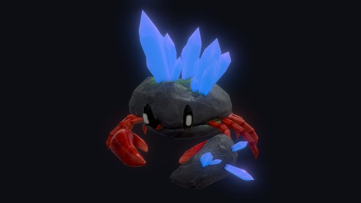 Crystal Crab 3D Model