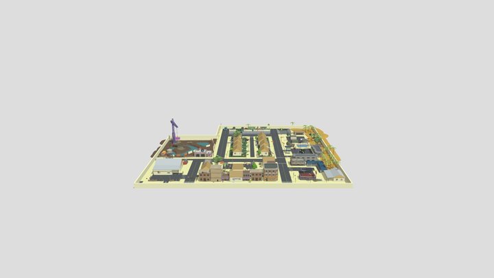 Town of chalo – Gratis 3D-model STL