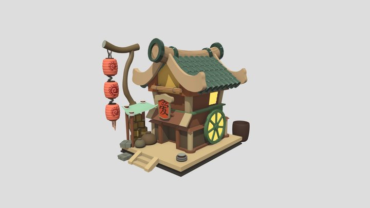 Chinese House 3D Model