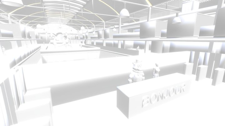 STATION F - Zone Share 3D Model