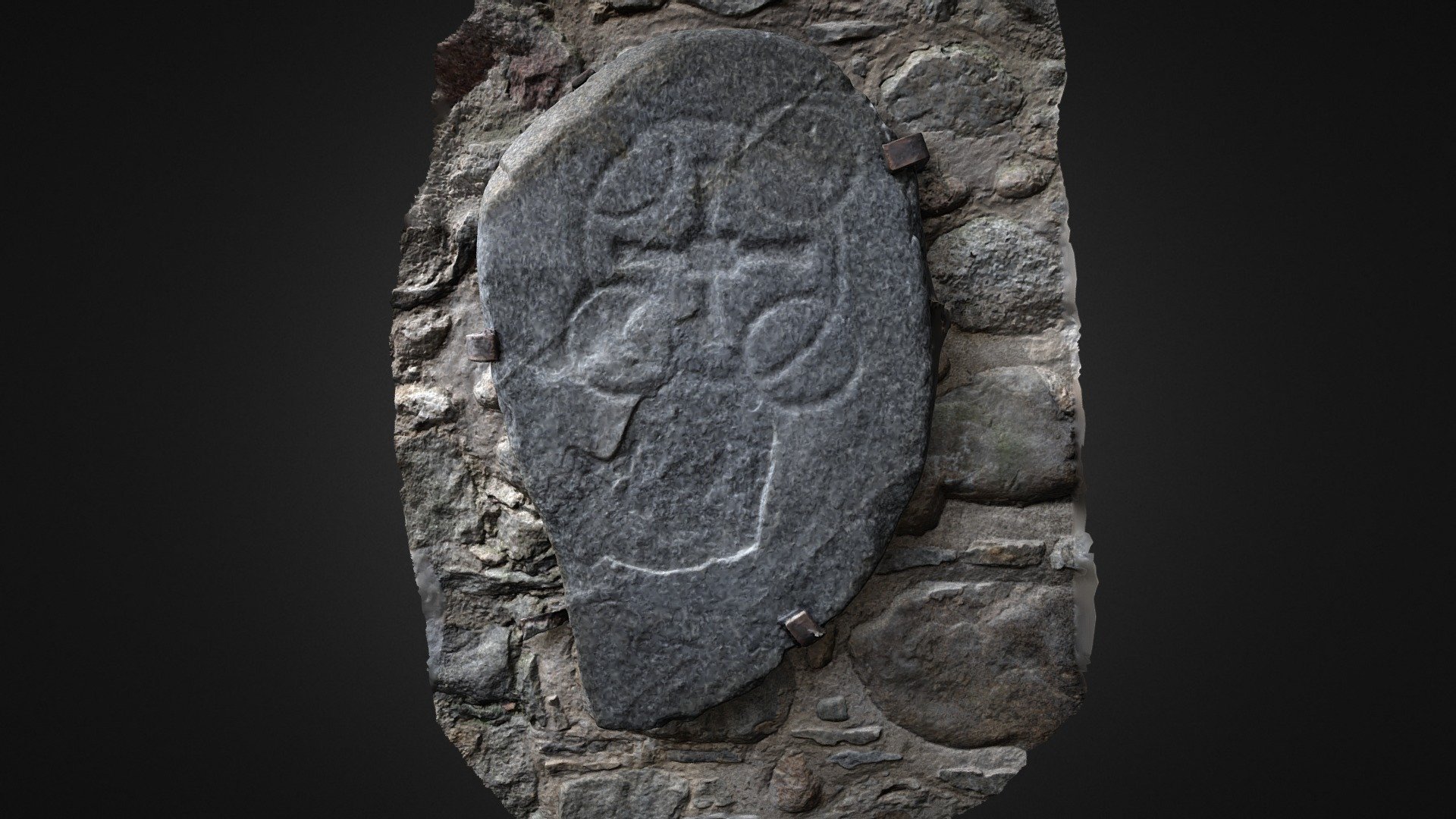 Cross inscised stone 4, St Fergus, Dyce