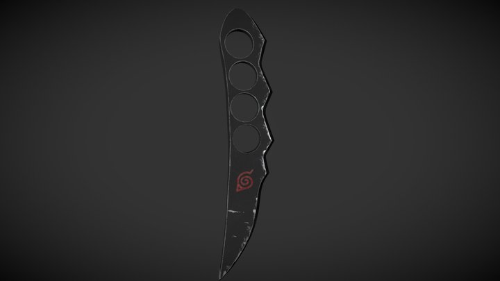 Asuma Charka Blade 3D Model